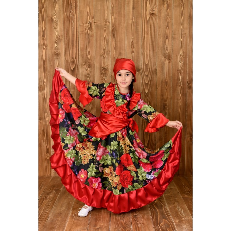 Цыганские платья для девочек и женщин